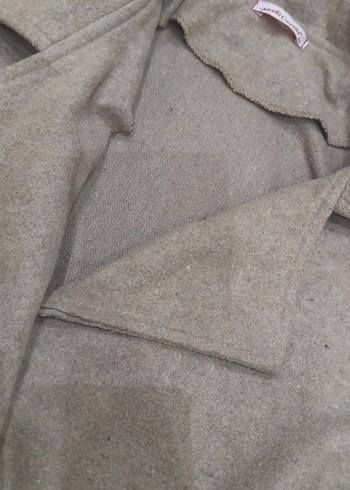 kaşe kaban bej - Görsel 2