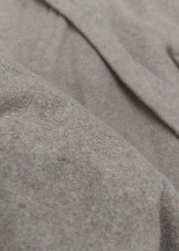 kaşe kaban bej - Görsel 5