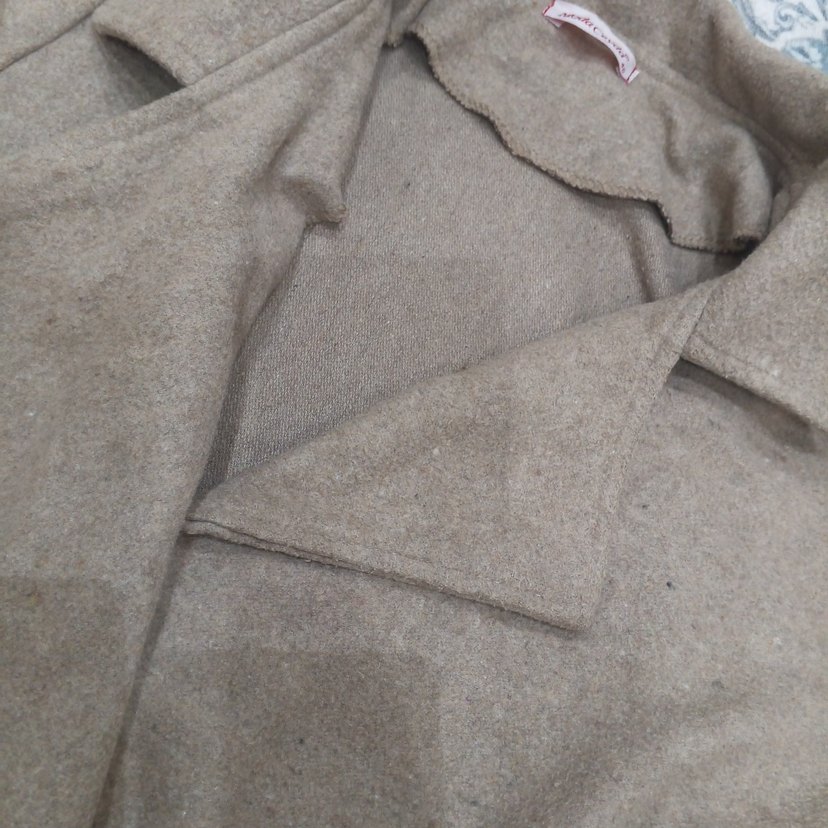 kaşe kaban bej - Görsel 2