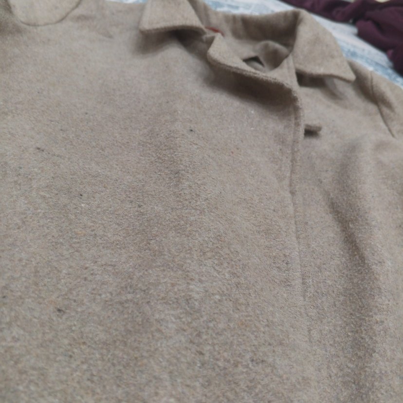 kaşe kaban bej - Görsel 4