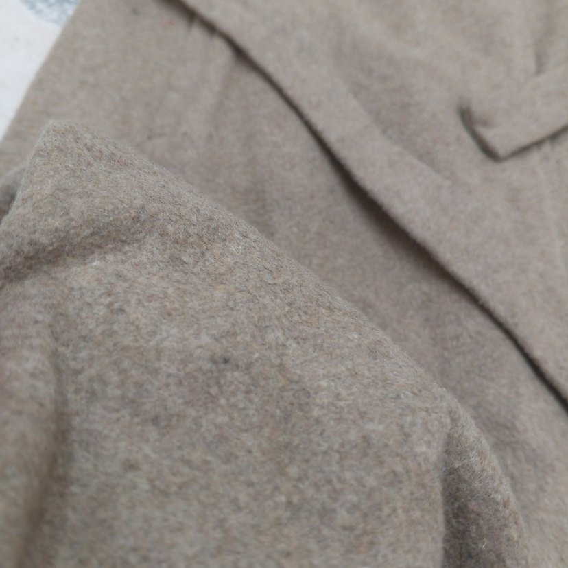 kaşe kaban bej - Görsel 5