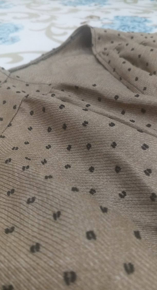 Bej Uzun Kollu Vintage kaban - Görsel 5