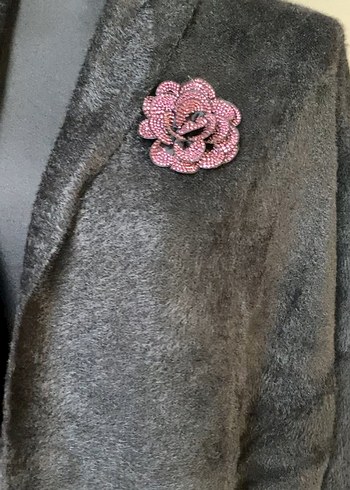 Kadın Siyah Uzun angora hırka std - Görsel 2