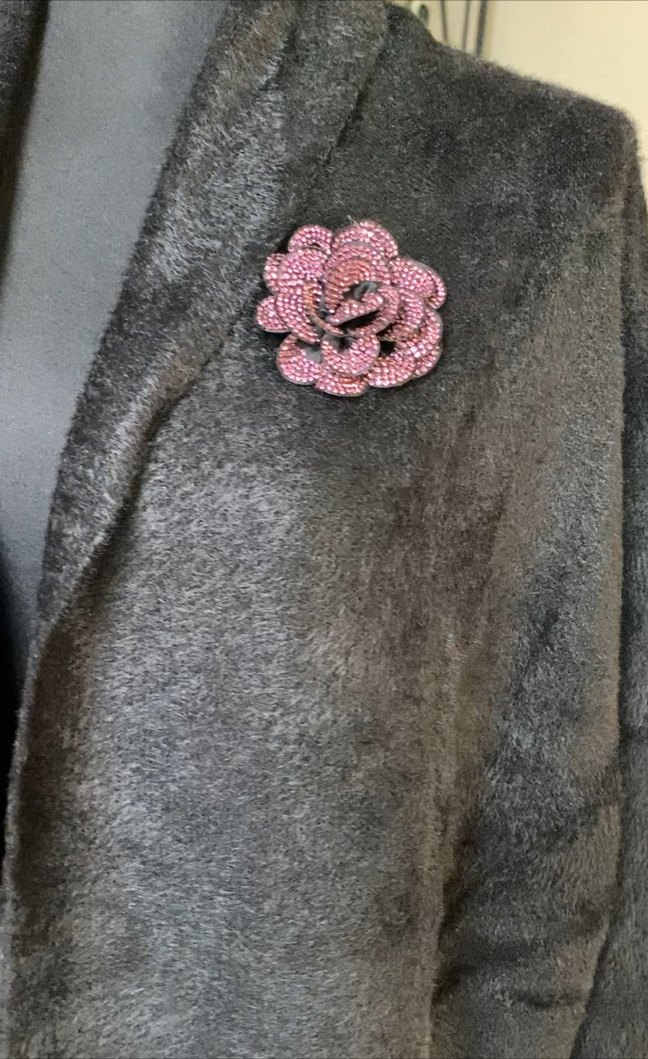 Kadın Siyah Uzun angora hırka std - Görsel 2