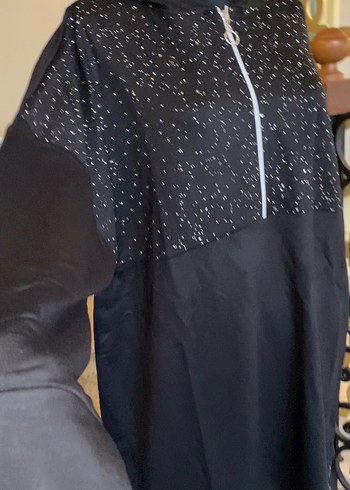 Siyah modal kumaş taşlı ikili takım 3 beden - Görsel 4