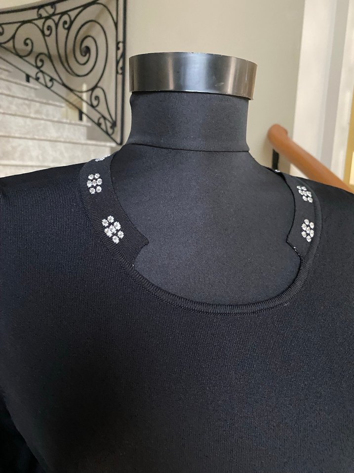 Motif merserize taşlı bluz 44 beden - Görsel 3