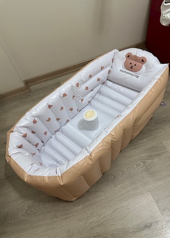 Bej Bebek şişme bebek küveti