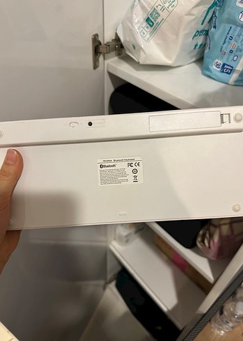 Pembe Renkli Bluetooth Klavye miniso - Görsel 4