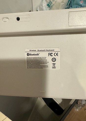 Pembe Renkli Bluetooth Klavye miniso - Görsel 3