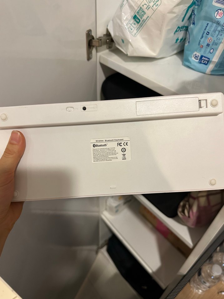 Pembe Renkli Bluetooth Klavye miniso - Görsel 4