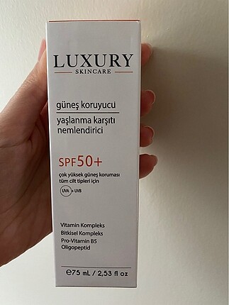 Luxury güneş kremi