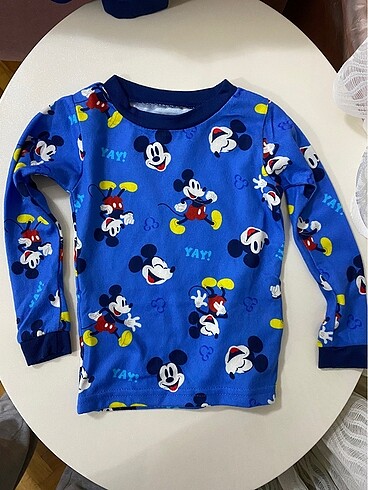Disney mickey mouse alt üst takım orjinal