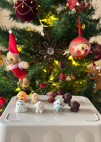 Renkli Mini Köpek Süsleri - Görsel 2