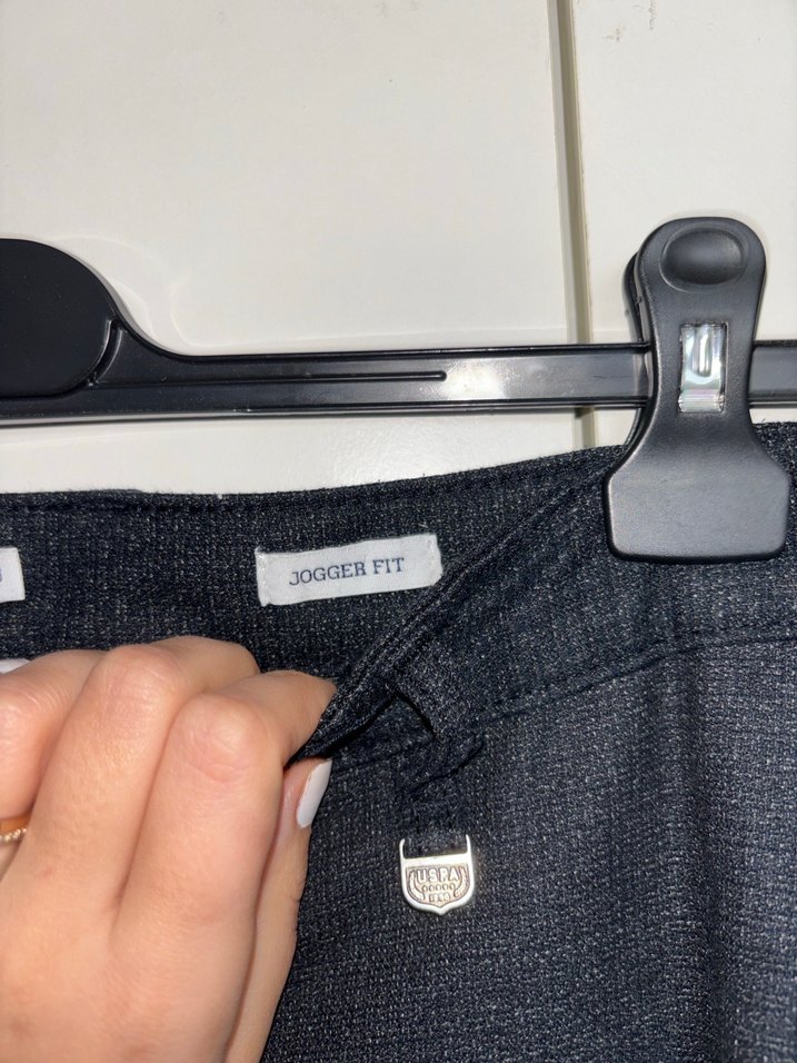 Erkek Siyah Bol Kesim Kemerli Denim Pantolon - Görsel 5