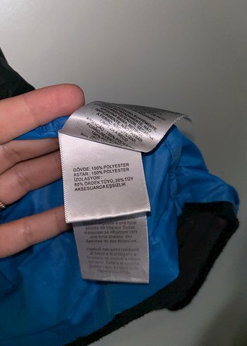 Mavi Siyah Fermuarlı Erkek Şişme Yelek - Görsel 4