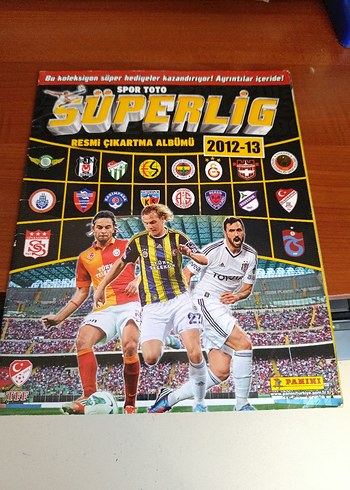 panini süper lig 2012.13 sticker albüm