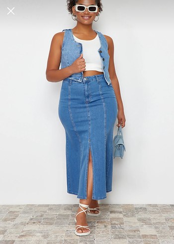 denim etek - Görsel 2