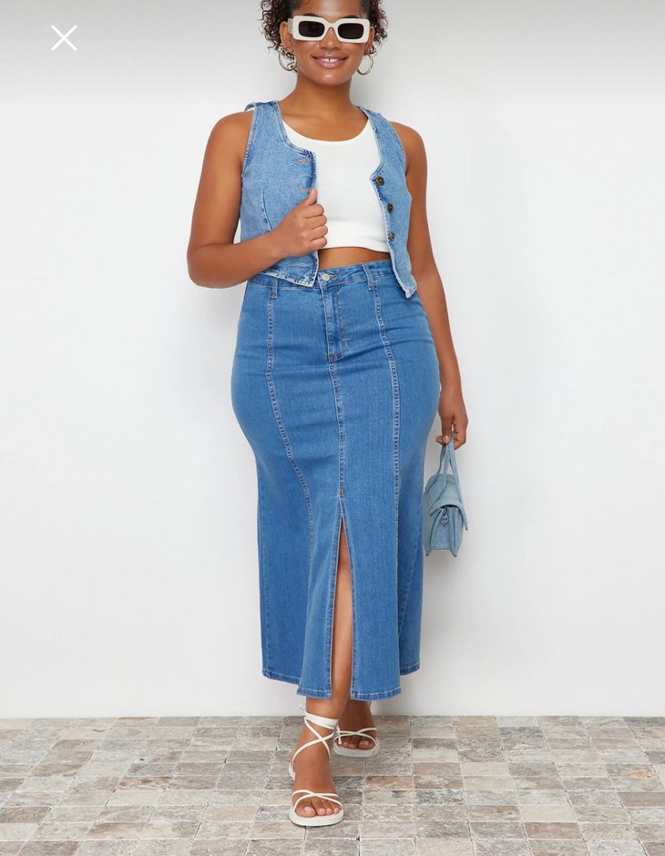 denim etek - Görsel 2