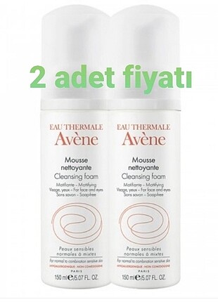 Avene köpük temizleyici 