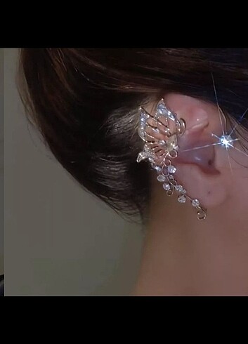 Y2K BTS KOREA EARCUFF KIKIRDAK KÜPE 