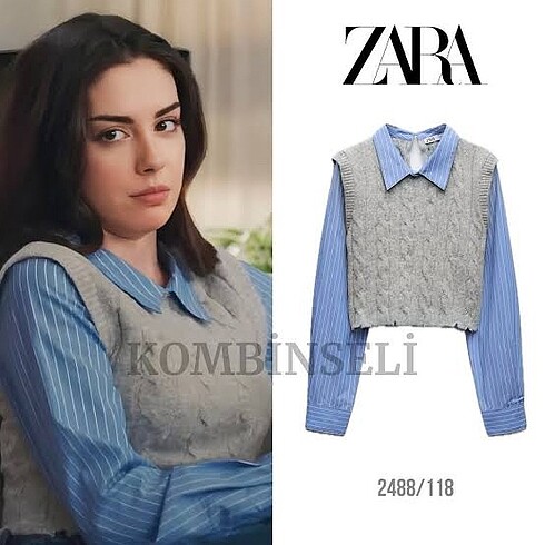 Zara gömlek kazak