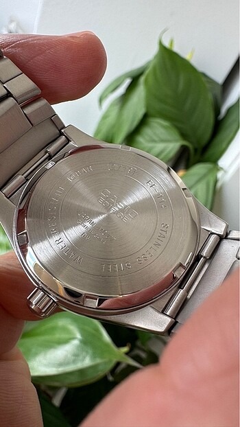 Beden gri Renk Casio ef-114d-2avdf vintage erkek kol saati sıfır