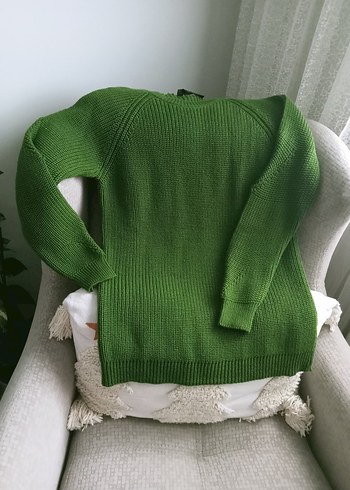 adL Yeşil Triko Kadın Kazak - Görsel 3