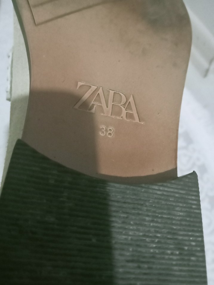 bej süet zara ayakkabı - Görsel 3