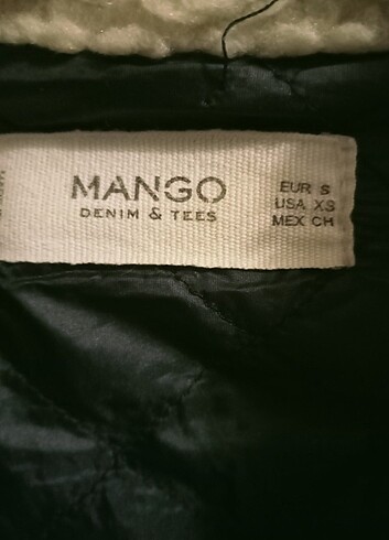 Mango Kot yaka kürk cepli mon