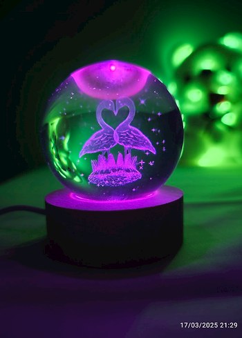 Kar küresi farklı renkler ile - Görsel 7