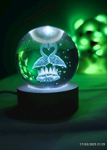 Kar küresi farklı renkler ile - Görsel 5