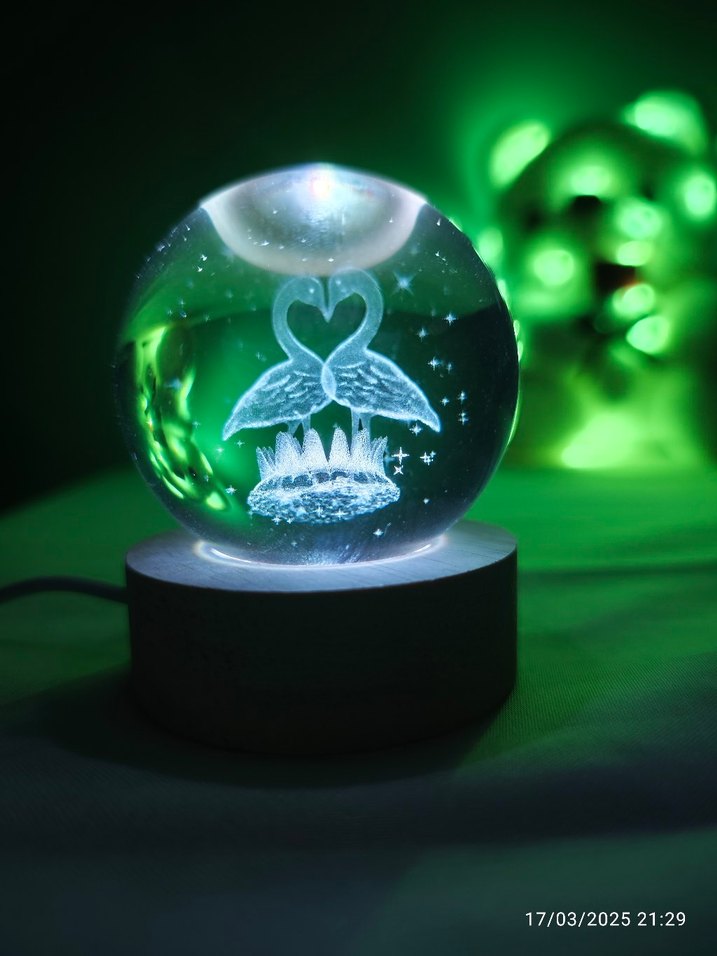 Kar küresi farklı renkler ile - Görsel 5