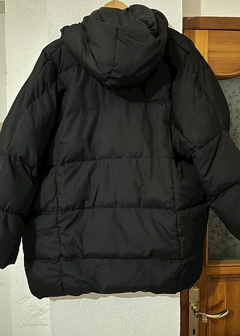 Siyah Midi Kışlık Kadın Mont - Görsel 2