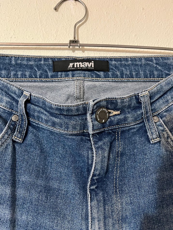 Mavi Erkek Kot Pantolon, Tapered Fit Kesim - Görsel 2