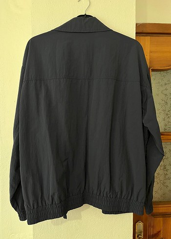 Siyah Erkek Düğmeli Yağmurluk ceket - Görsel 2