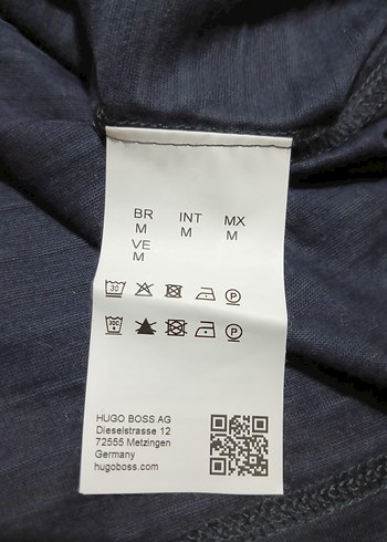 m Beden siyah Renk antrasit renk unisex Kısa Kollu Tişört, orjinal Hugo Boss