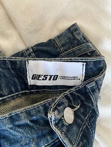 Diğer Mavi baggy pantolon