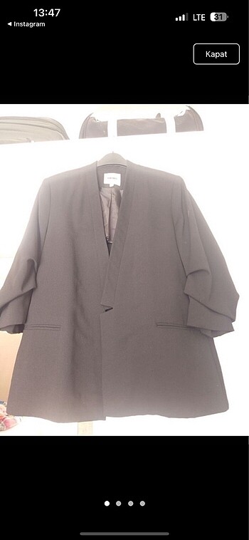 xl Beden Koton blazer