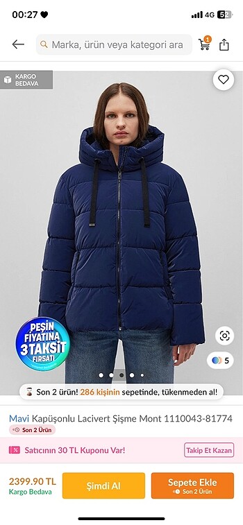 Mavi Jeans mavi mont