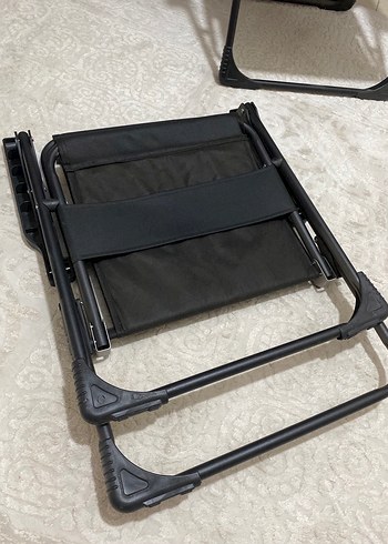 Siyah Katlanabilir kamp Sandalyesi - Görsel 3