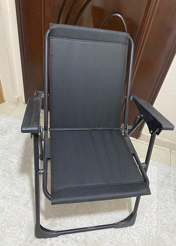 Siyah Katlanabilir kamp Sandalyesi - Görsel 5