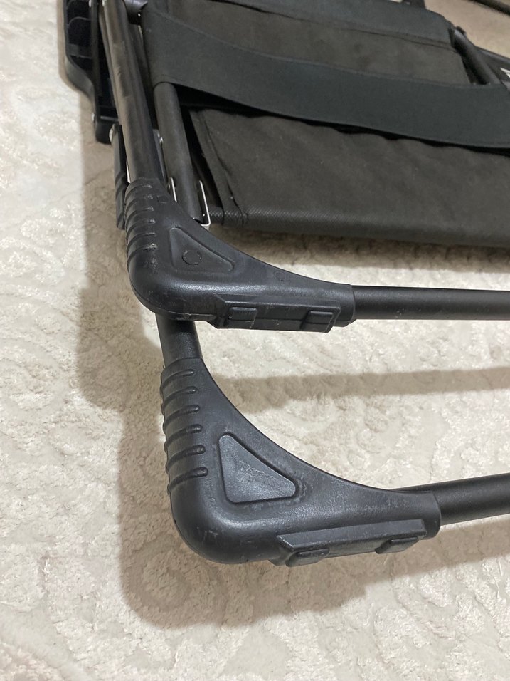 Siyah Katlanabilir kamp Sandalyesi - Görsel 4