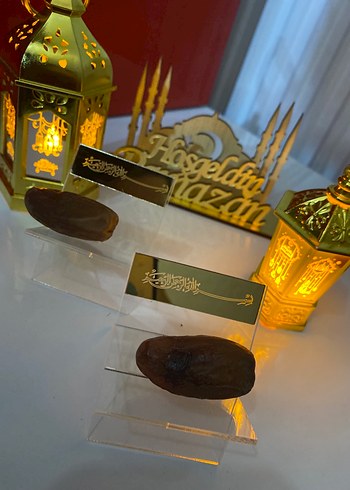 Altın Renkli Dekoratif hurmalık 6lı - Görsel 2