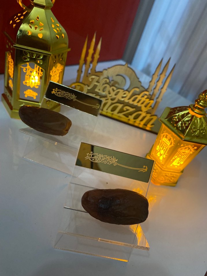 Altın Renkli Dekoratif hurmalık 6lı - Görsel 2