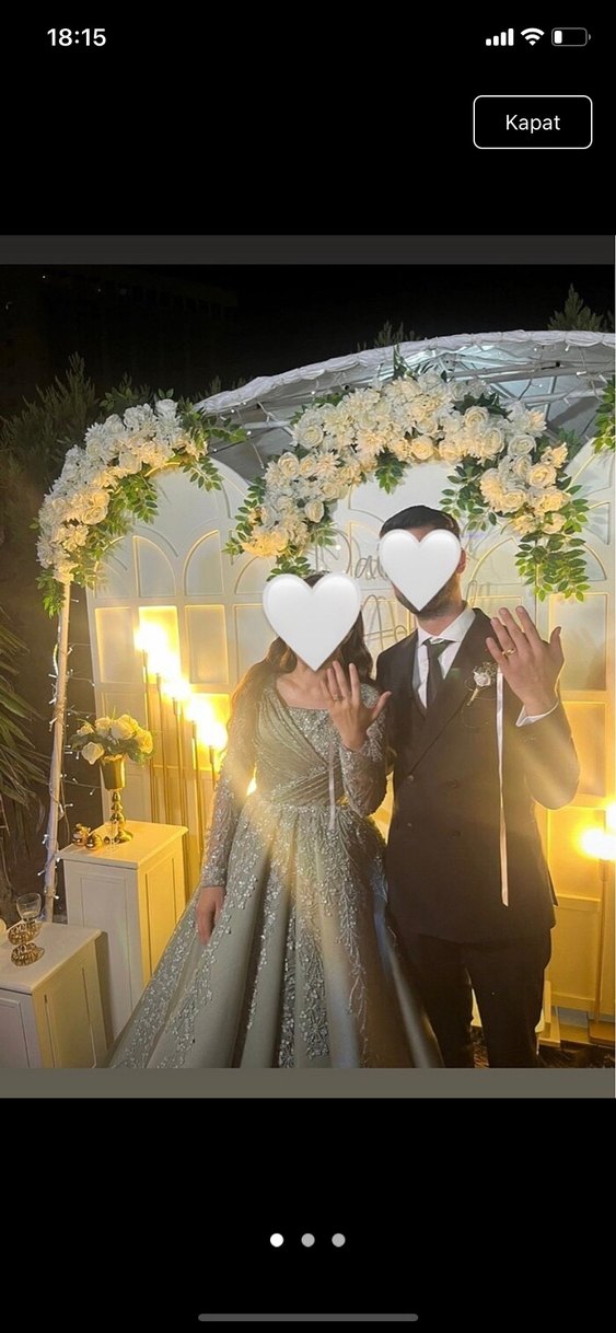 1 Gün giyildi sadece ÖZEL nişanlık - Görsel 2