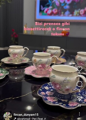 American Vintage Fincan takımı lux