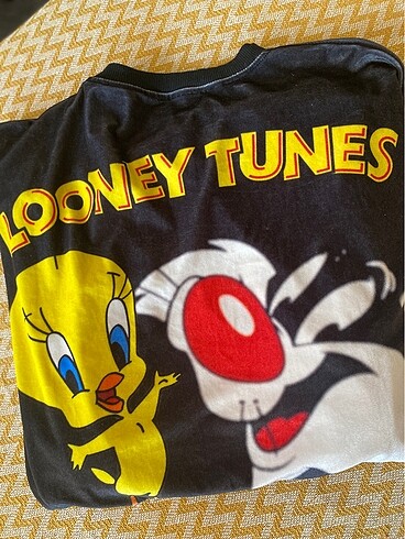 m Beden sarı Renk Looney tunes mini tunik