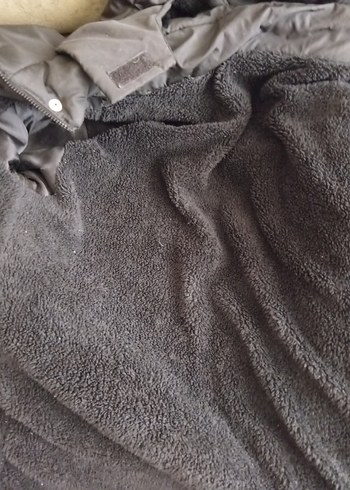 Siyah Erkek Midi Boy Kürklü mont - Görsel 5