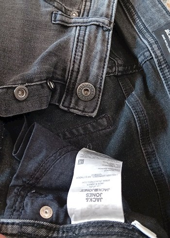 Gri Bol Kesim Erkek Kot Pantolon - Görsel 2