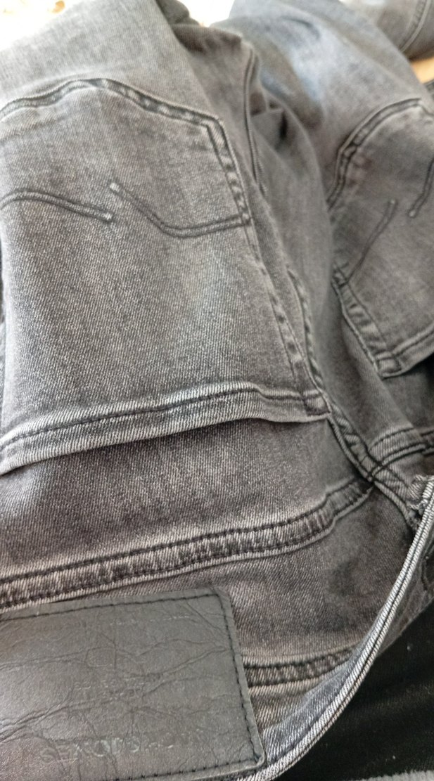 Gri Bol Kesim Erkek Kot Pantolon - Görsel 4